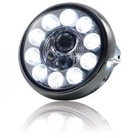 svtlo pední LED chromové 190 mm