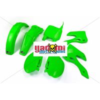 Sada plast Kawasaki - KX125+250 / 00-02 - zelená